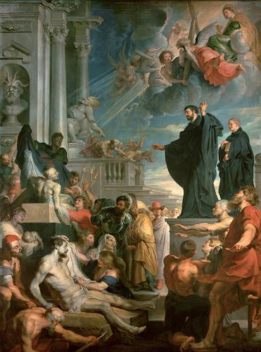 Peter Paul Rubens Saint Ambrose forbids emperor Theodosius oil painting picture